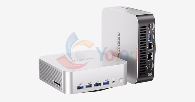 Geekom A9 Max Mini PC Ryzen AI 9 HX 470 32GB 1TB — gambar 1