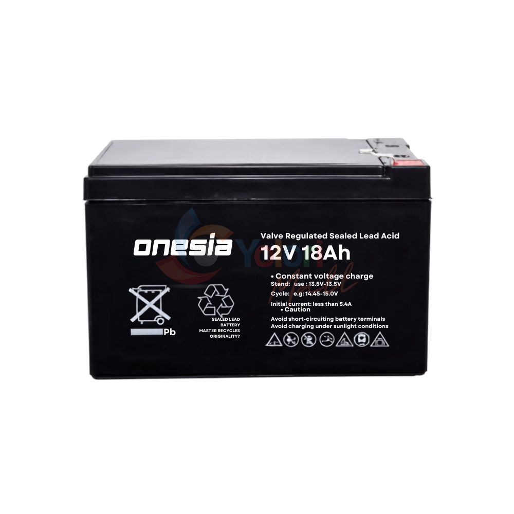 Onesia Baterai NL12V007 (VRLA/SLA, 12 V, 7 Ah)