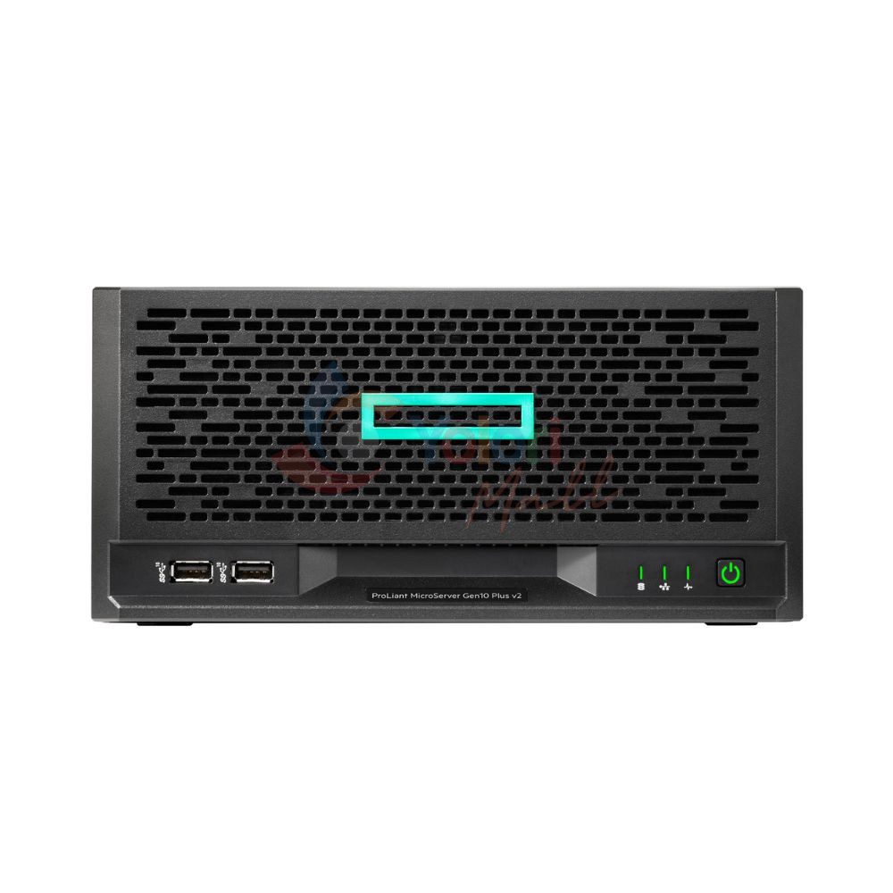 HPE ProLiant MicroServer Gen10 Plus v2 - 4LFF, Intel XE-2314, 16GB, 1x 4TB HDD + 1x 480GB SSD, 1x 180W — gambar 1