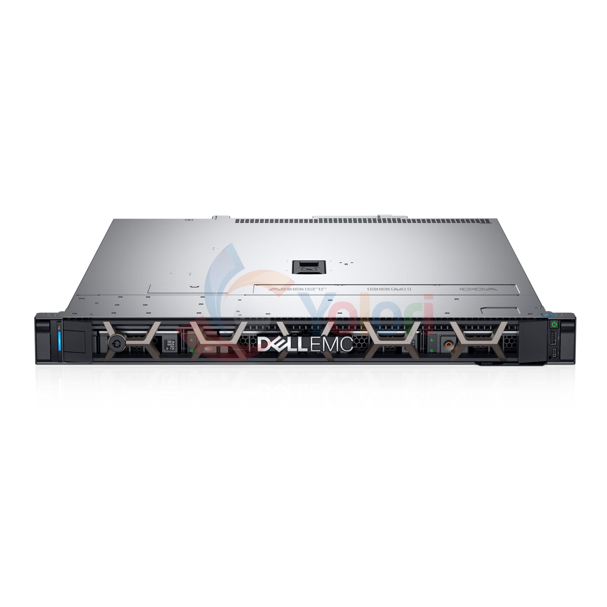 Dell PowerEdge R240 (Intel X-2244G, 8GB, 1TB SATA HDD, DOS) — gambar 1