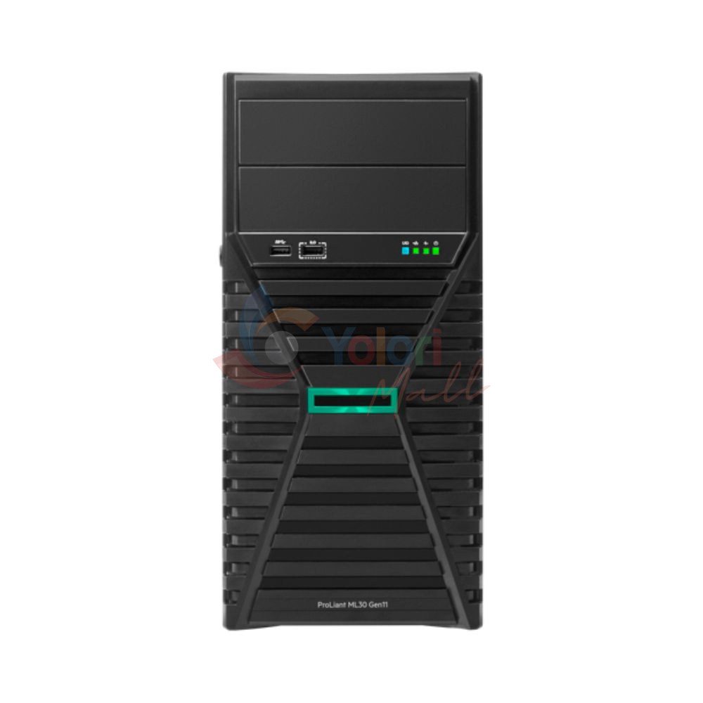 HPE ProLiant ML30 Gen11 - 4LFF, Intel XE-2414, 32GB, 2x 1TB HDD, Win Server 2025, NHP — gambar 1