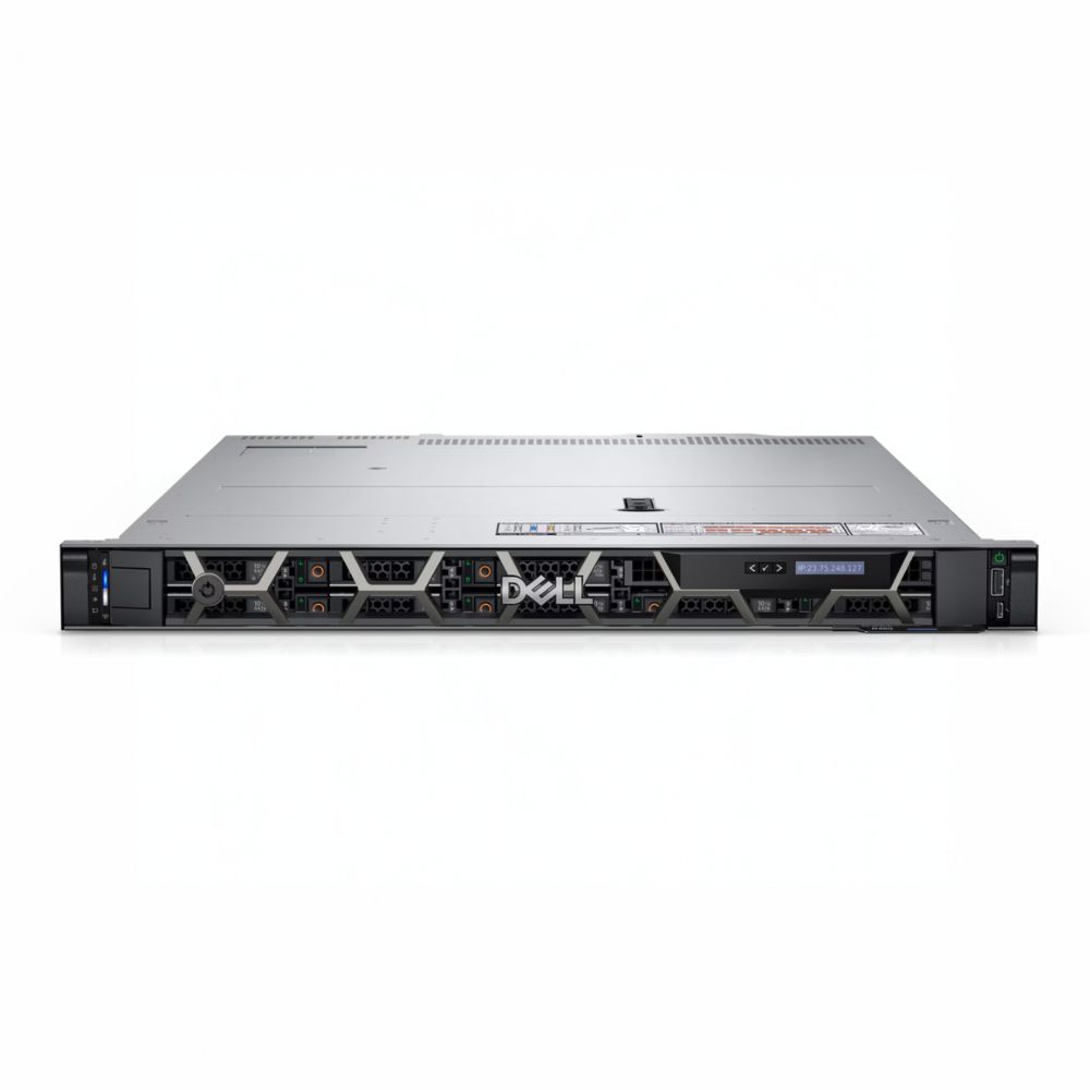 Dell PowerEdge R450 (Intel XS-4314, 16GB, 480GB SSD, DOS) — gambar 1