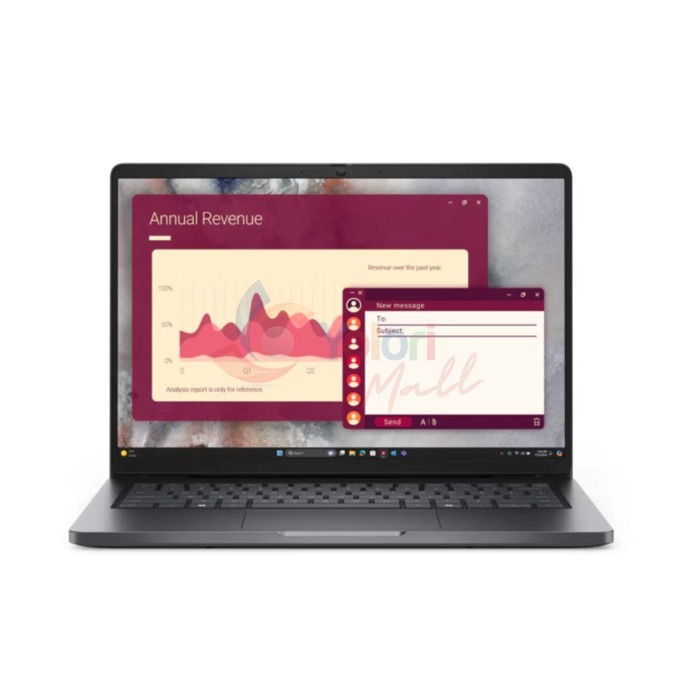 Dell Pro 14 PC14250 (14.0", Intel CU7-265U, 128GB DDR5, 4TB SSD, Intel Graphics, Windows 11 Pro) — gambar 1
