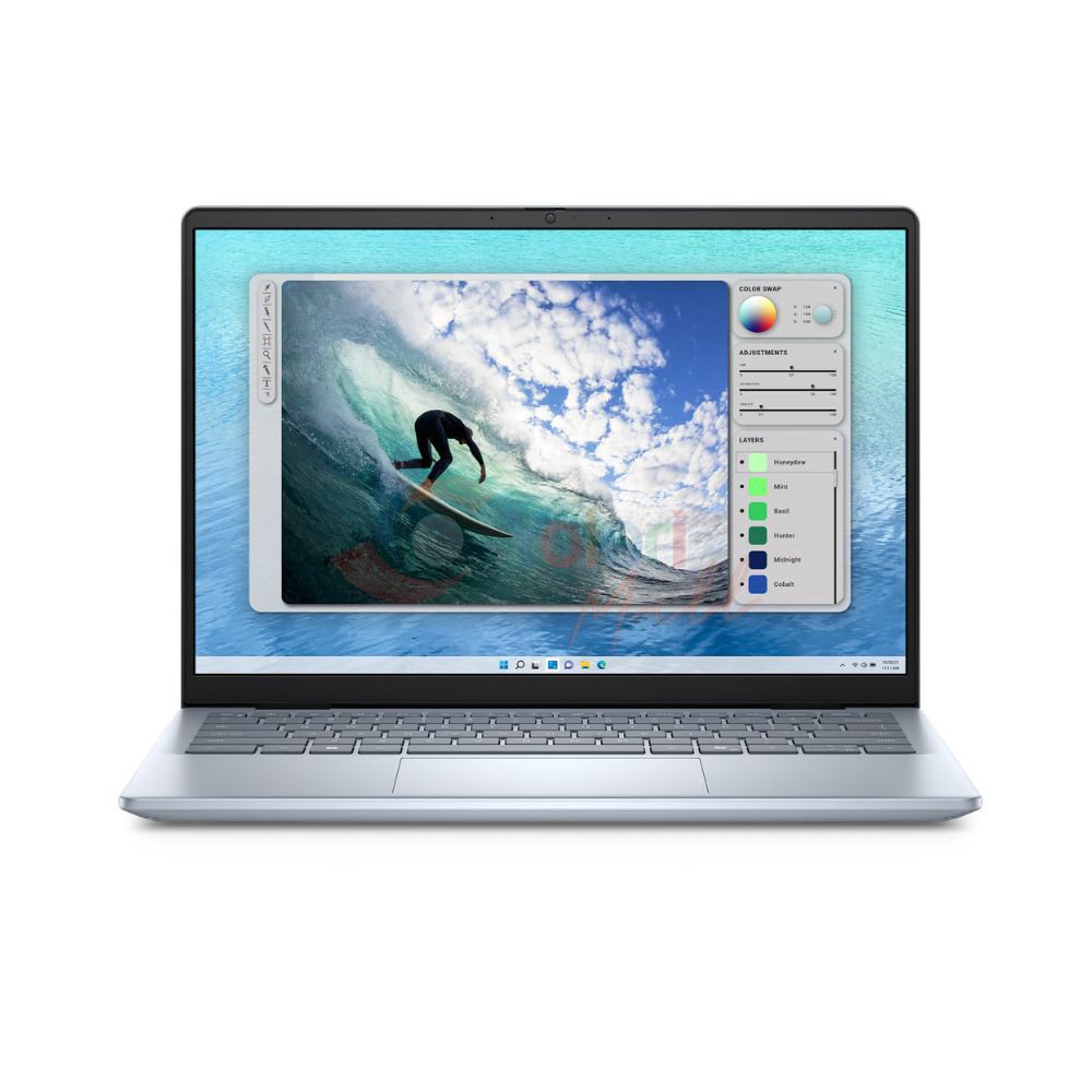 Dell Inspiron 14 5440 (14.0" FHD+, Intel C7-150U, 64GB DDR5, 1TB SSD, Intel Graphics, Windows 11 Pro, Office Home and Student) — gambar 1