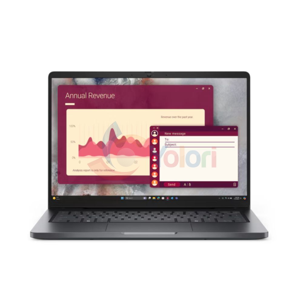 Dell Pro 14 PC14250 (14.0", Intel Core Ultra 7-265U, 16GB DDR5, 2TB SSD, Intel Graphics, Windows 11 Pro) — gambar 1
