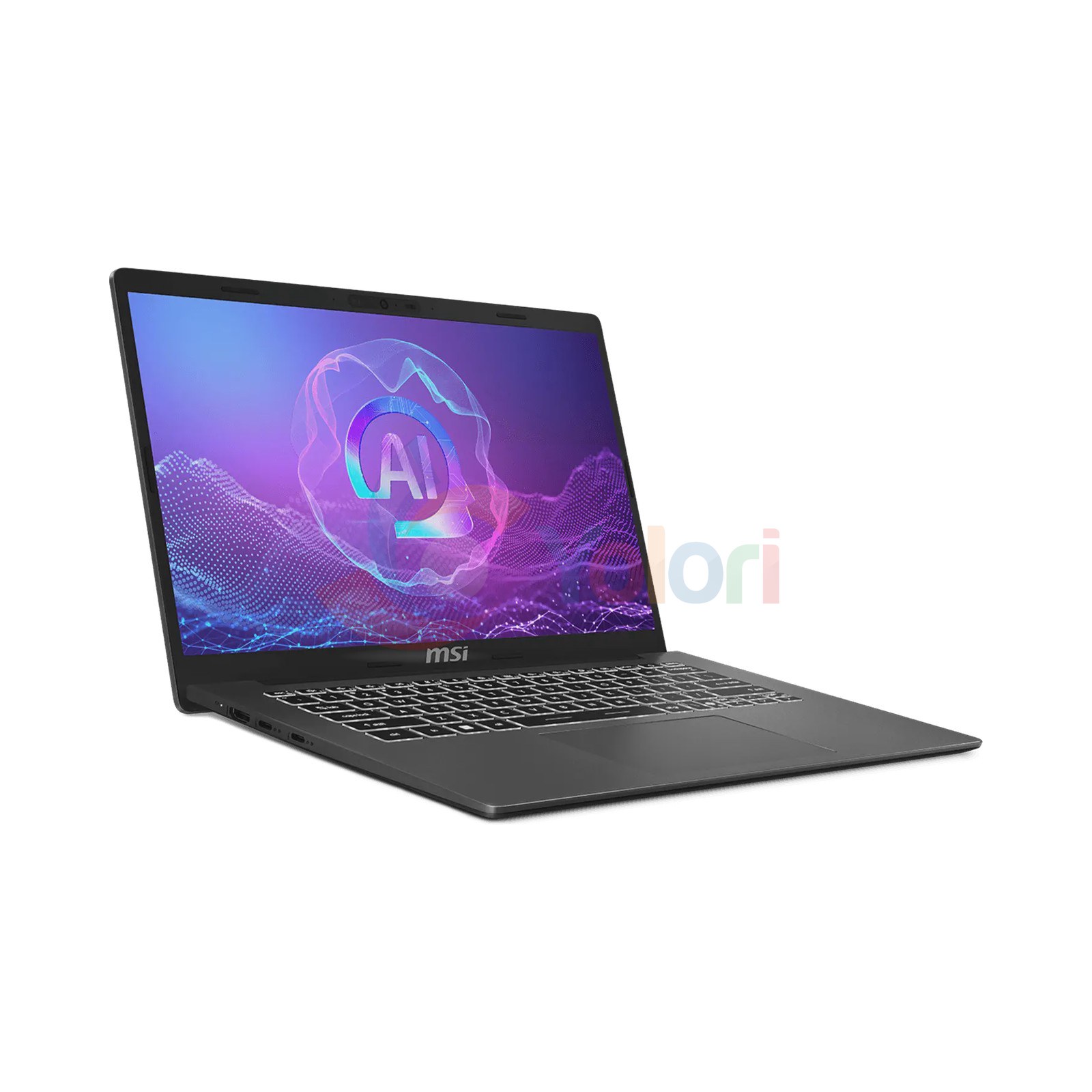 MSI MODERN A14 AI+ F3HMG (14.0" FHD, AMD RAI5-330, 8GB, 512GB SSD, AMD Radeon 820M, Windows 11 Home, Platinum Grey) — gambar 1