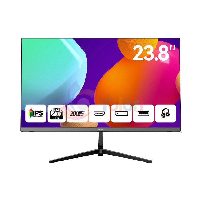 Aiwa Monitor MD2419-V - 23.8", FHD (1920x1080), IPS, 220±20 cd/m², 200Hz — gambar 1
