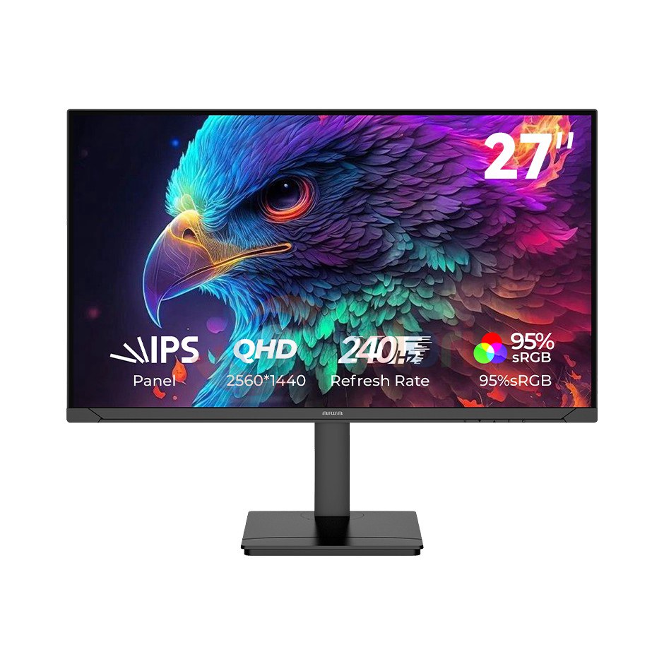Aiwa Monitor MF2734-K1 Lamp Effect - 27.0", QHD (2560x1440), 240Hz — gambar 1