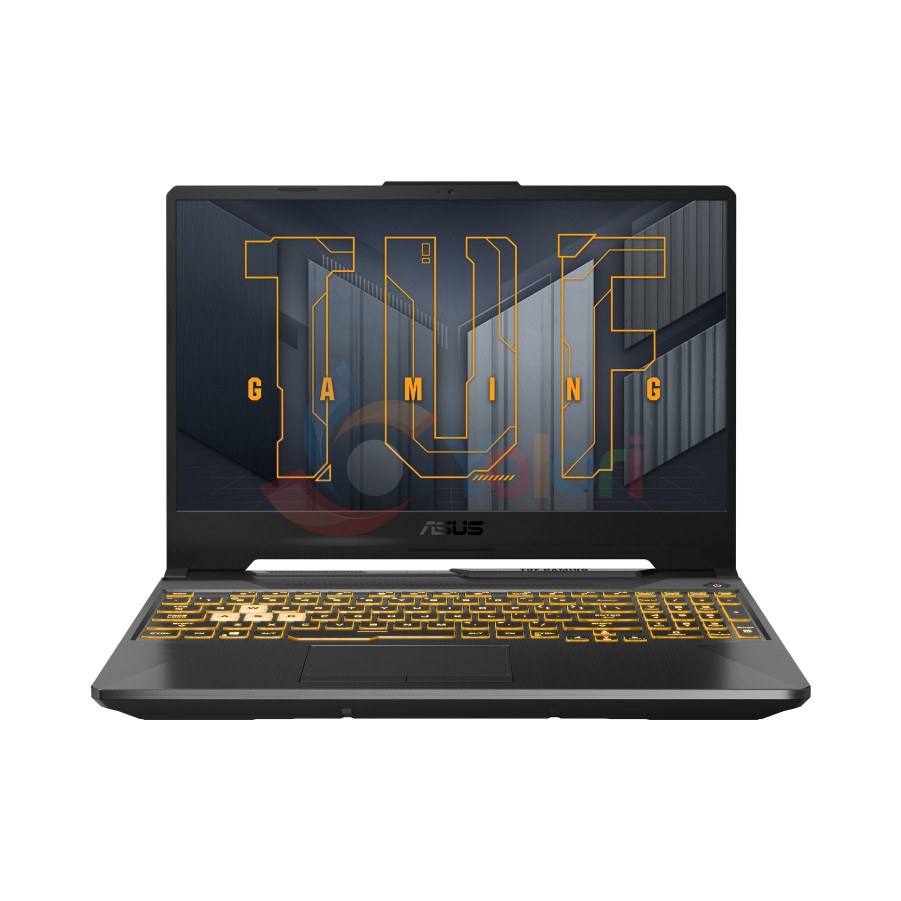 ASUS TUF Gaming A15 FA506NCQ (15.6" FHD, AMD R7-170, 16GB, 512GB SSD, NVIDIA GeForce RTX 3050, 4GB GDDR6, Windows 11 Home) — gambar 1