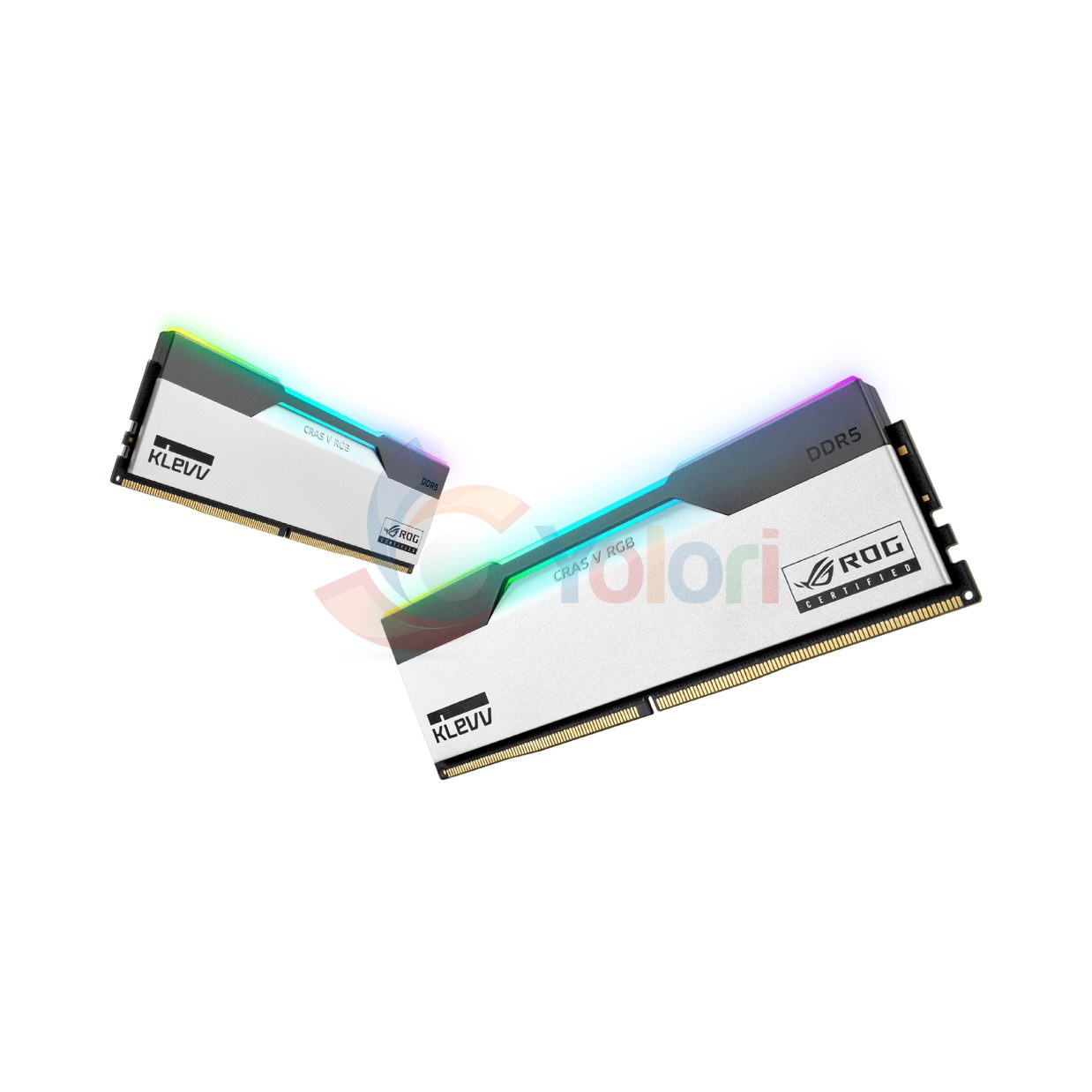 KLEVV CRAS V ROG Certified RGB - 32GB (2x 16GB) DDR5-7200 CL34 — gambar 1