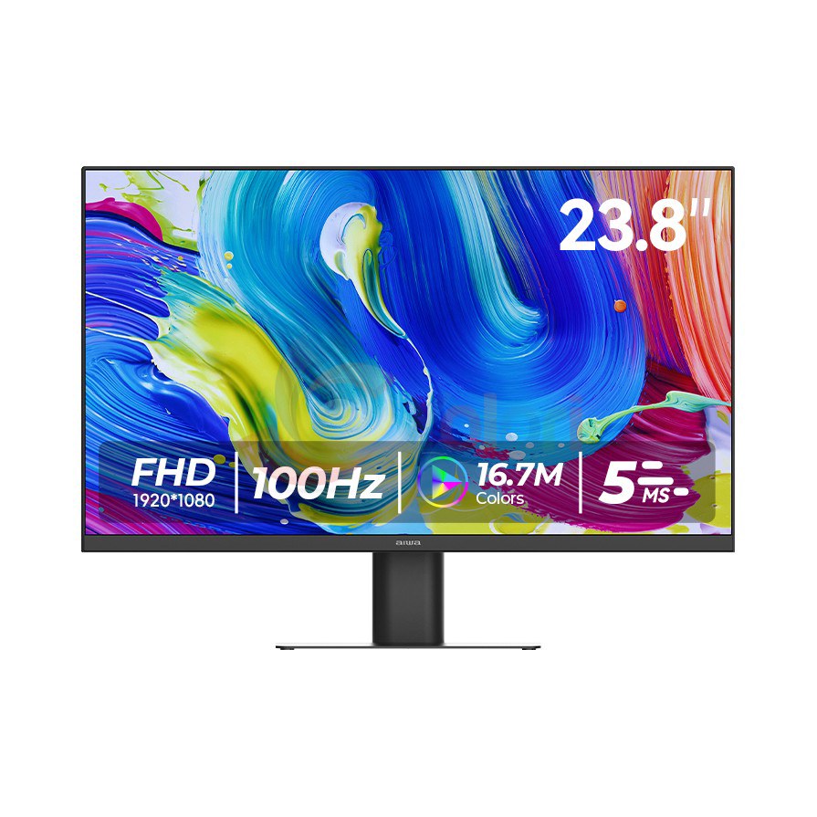 Aiwa Monitor MD2404-F - 23.8", FHD (1920x1080), IPS, 100Hz — gambar 1