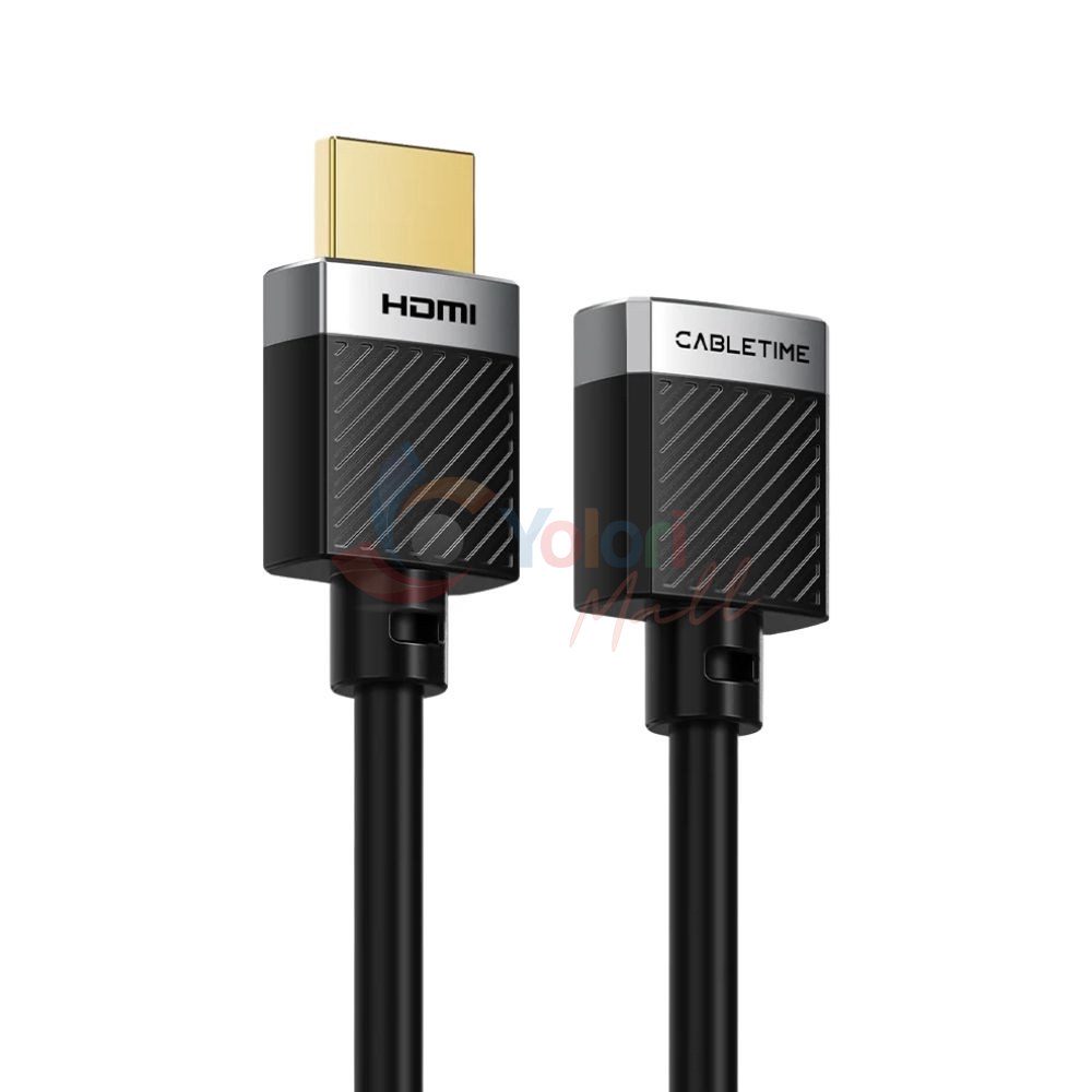 Cabletime Kabel HDMI 4K 2.0 Male to Female 0.5M — gambar 1