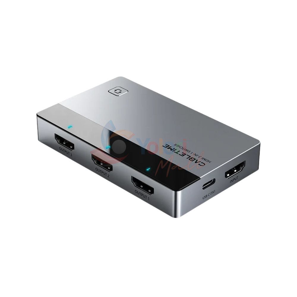 Cabletime 4K 3In1 HDMI Switcher — gambar 1