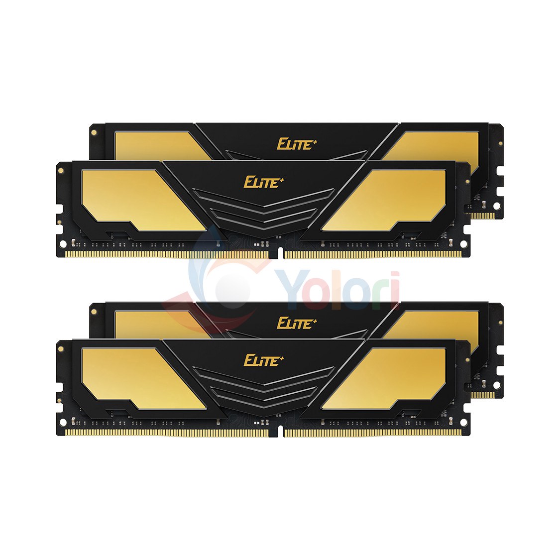 TEAMGROUP Elite Plus - 8GB DDR4-2666 CL19 Black — gambar 1