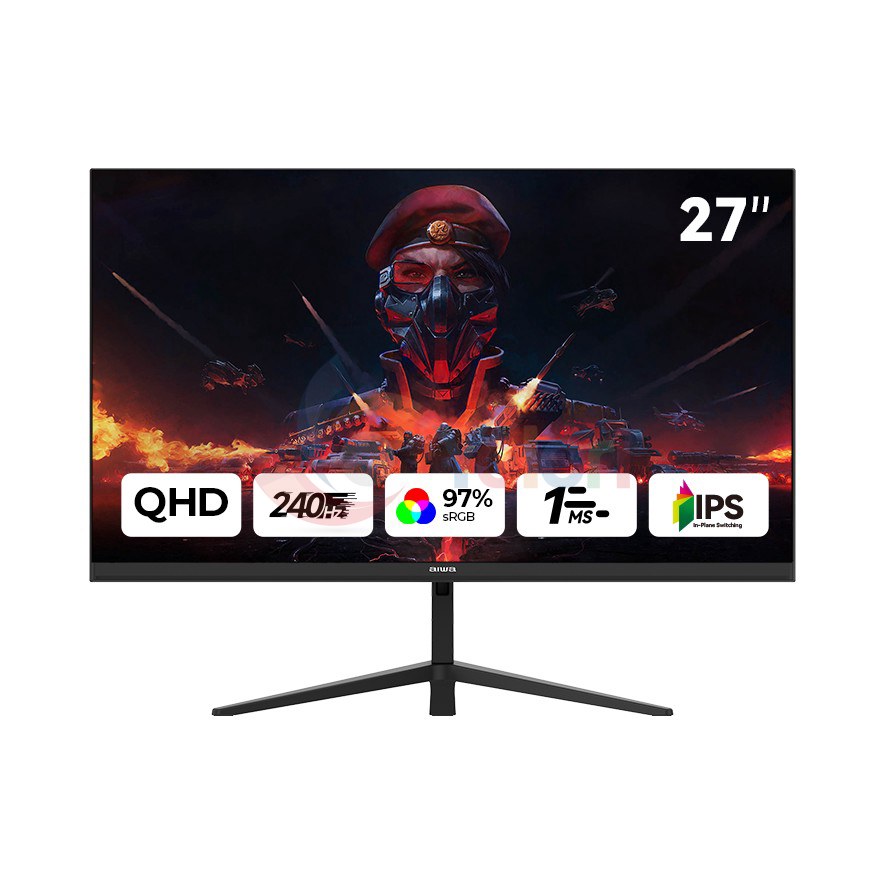 Aiwa Monitor MF2710-V - 27.0", QHD (2560x1440), IPS, 180Hz — gambar 1