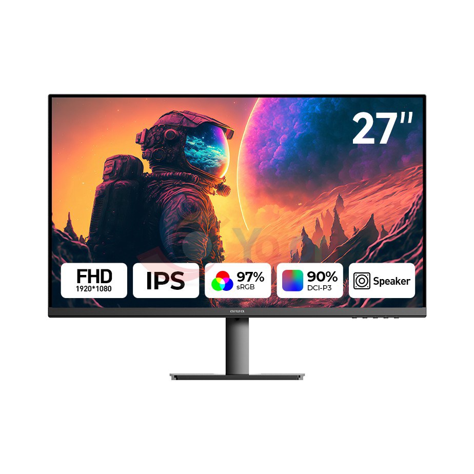 Aiwa Monitor MX2705 - 27.0", FHD (1920x1080), IPS, 300±20 cd/m², 180Hz — gambar 1
