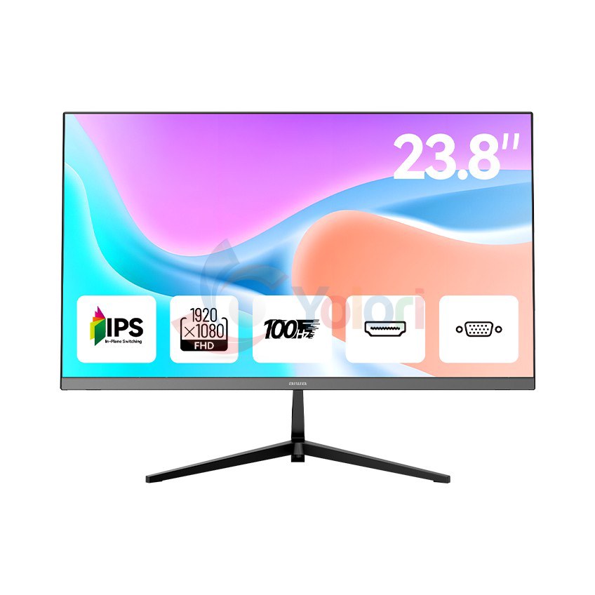 Aiwa Monitor MF2419-V - 23.8", FHD (1920x1080), IPS, 220±20 cd/m², 100Hz — gambar 1