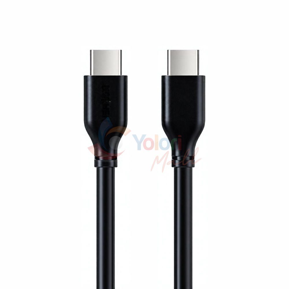 Cabletime Kabel USB-C 100W 5A Male to Male 2M - PVC — gambar 1