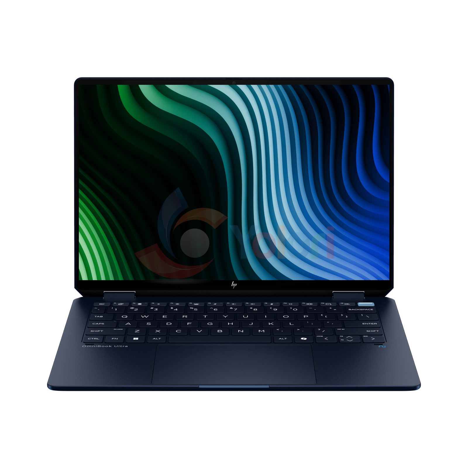HP OmniBook Ultra Flip FH0556TU (14.0", 288V ( 8 cores, 8 threads, 12 MB Intel Smart Chace, up to 5.1 GHz), 32GB, 2TB SSD, Intel Arc Graphics, Windows 11 Home) — gambar 1