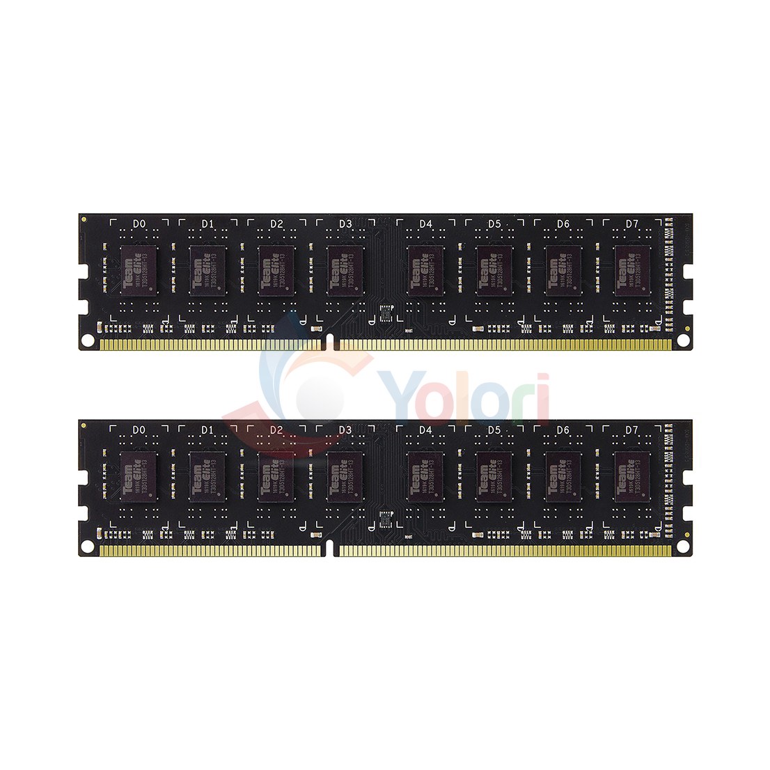 TEAMGROUP Elite - 8GB DDR3-1600 CL11 Black — gambar 1