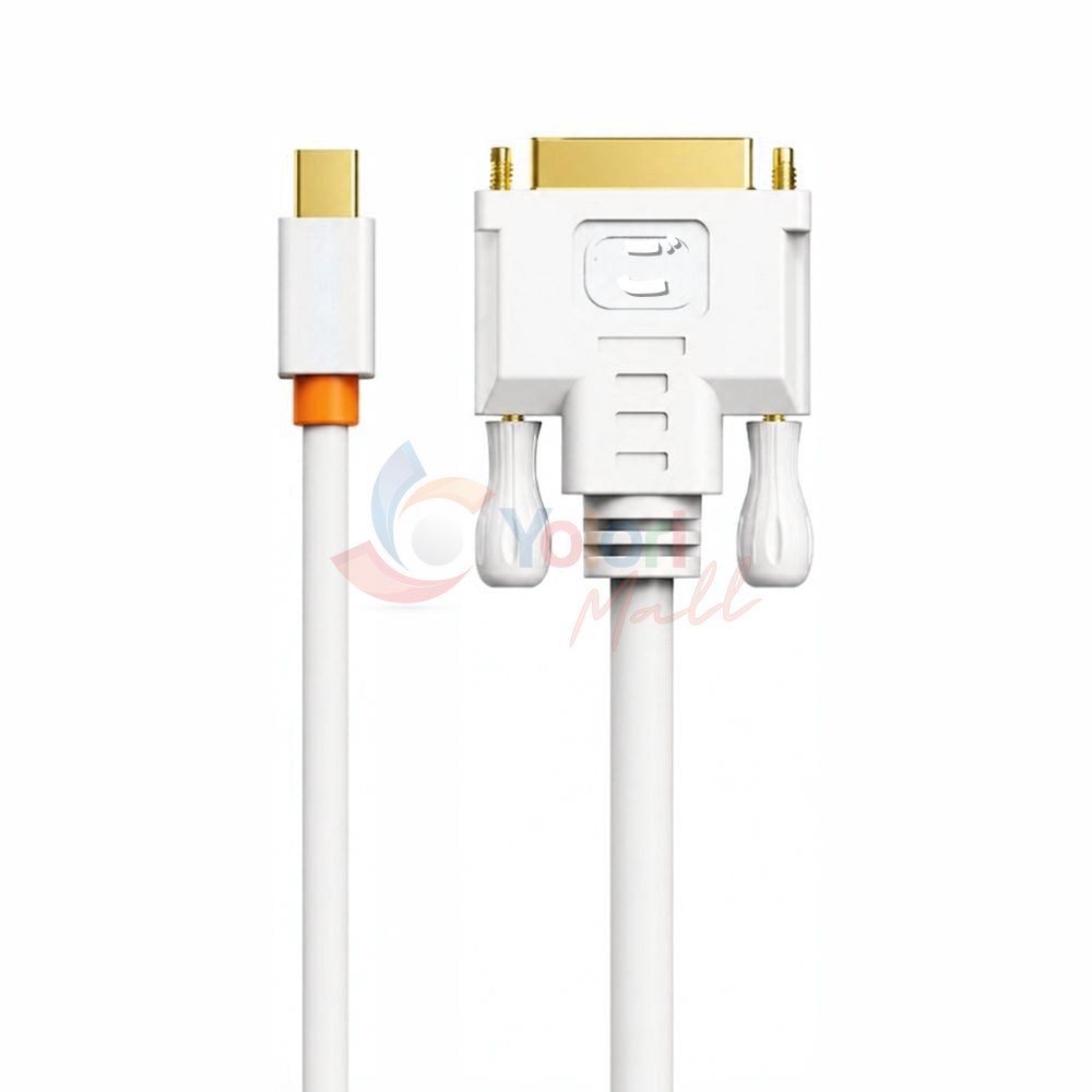 Cabletime Kabel Mini DisplayPort to DVI 24+1 Male to Male 3M — gambar 1