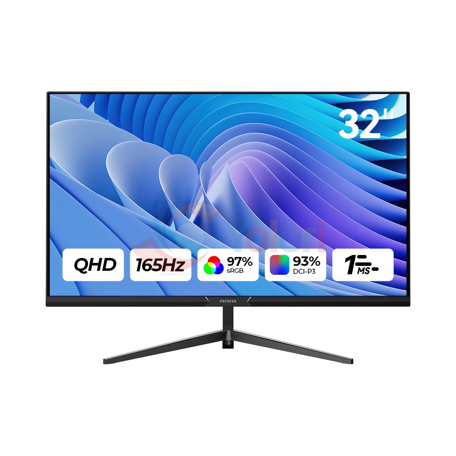 Aiwa Monitor LCD320B-V - 32.0", QHD (2560x1440), IPS, 165Hz — gambar 1
