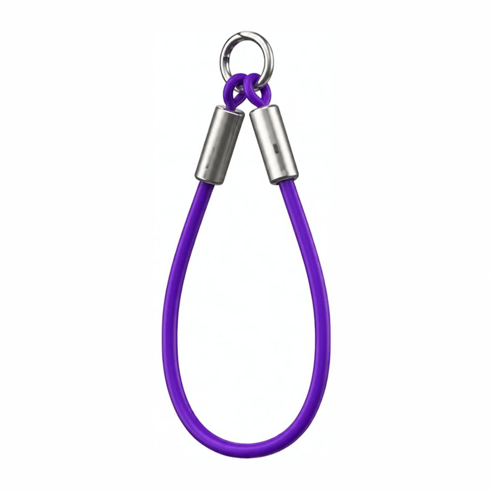 Cabletime Kabel USB-C Wrist Lanyard 60W - Purple — gambar 1