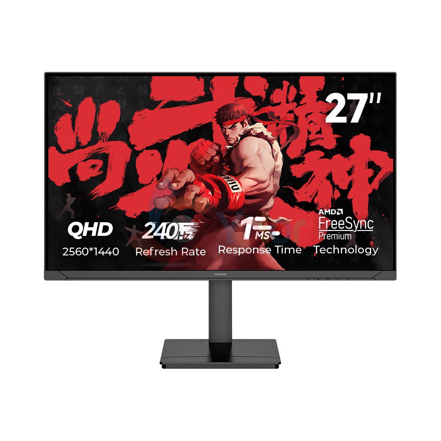 Aiwa Monitor MF2734-B2 Lamp Effect - 27.0", QHD (2560x1440), IPS, 240Hz — gambar 1