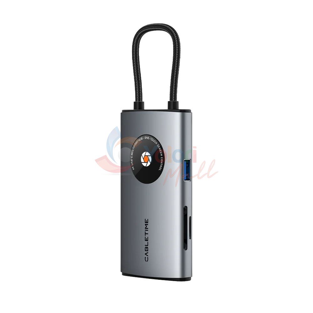 Cabletime 6In1 USB C Hub Lens Series — gambar 1