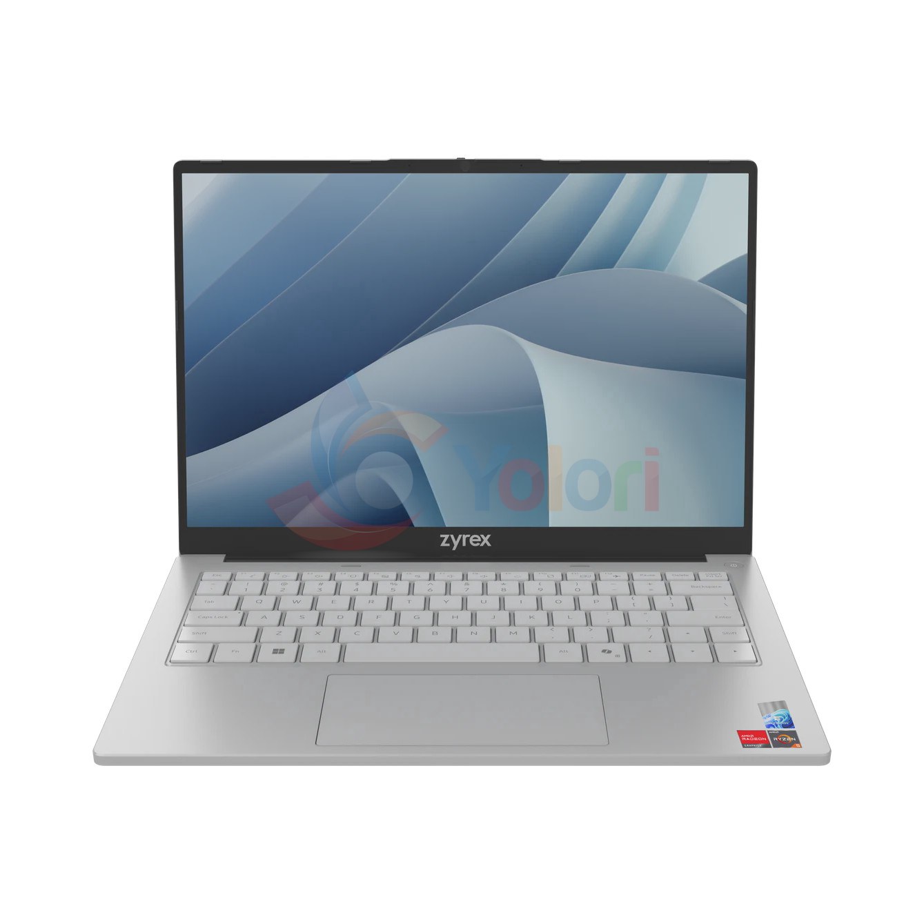 Zyrex D-Tech Pro V2 (14.0" FHD, AMD R5-6600H, 8GB, 512GB, AMD Radeon 660M, Windows 11 Home, Grey) — gambar 1