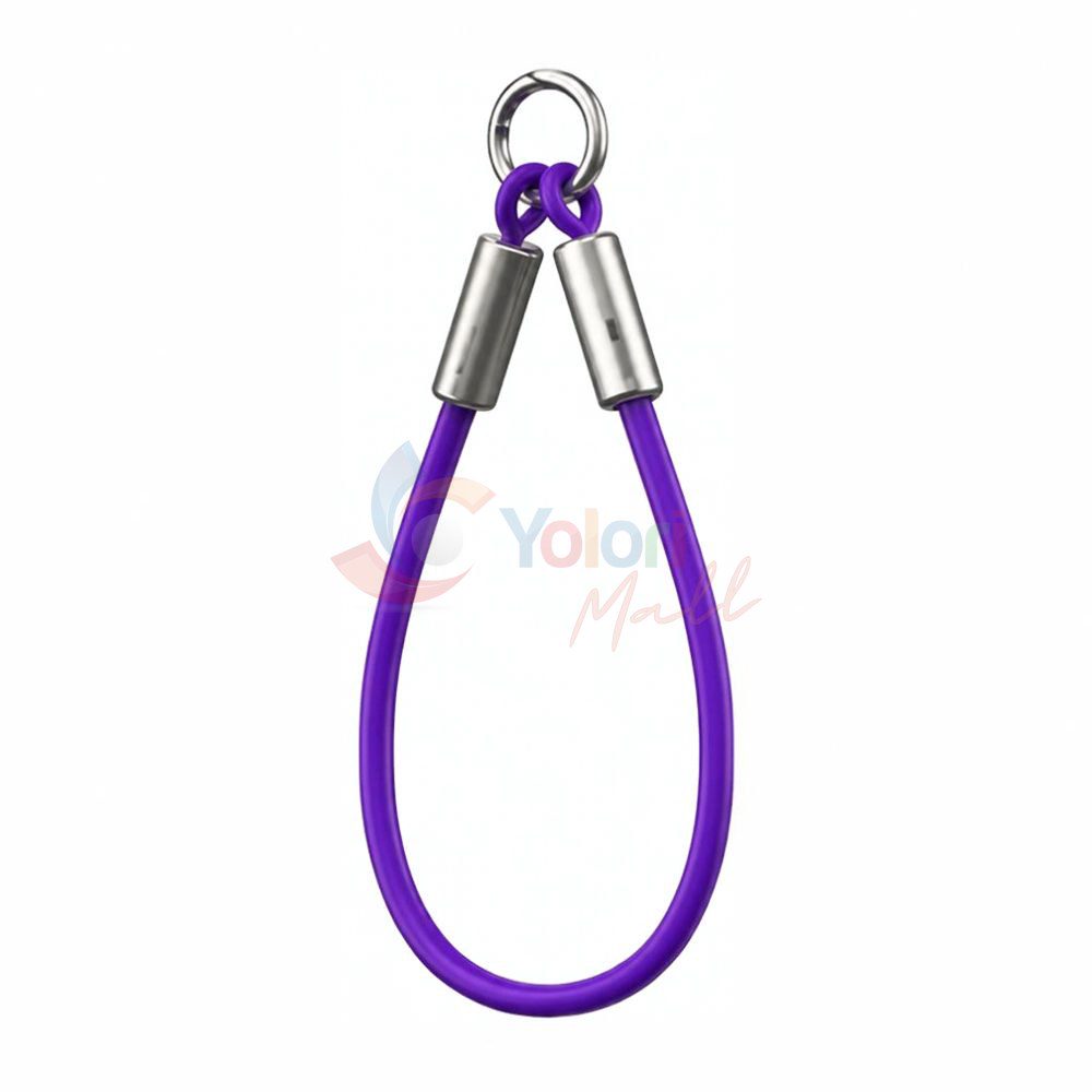 Cabletime Kabel USB-C Wrist Lanyard 60W - Purple — gambar 1