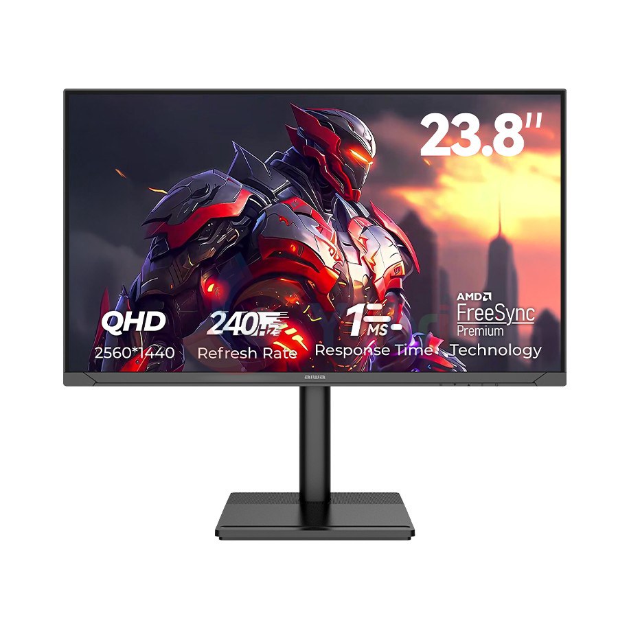 Aiwa Monitor MF2434-K4 - 23.8", QHD (2560x1440), IPS, 240Hz — gambar 1