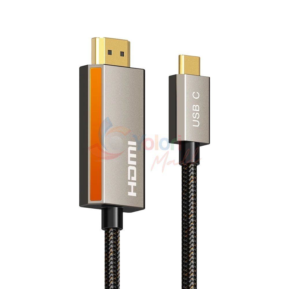 Cabletime Kabel USB-C to HDMI 8K60Hz Male to Male 3M — gambar 1