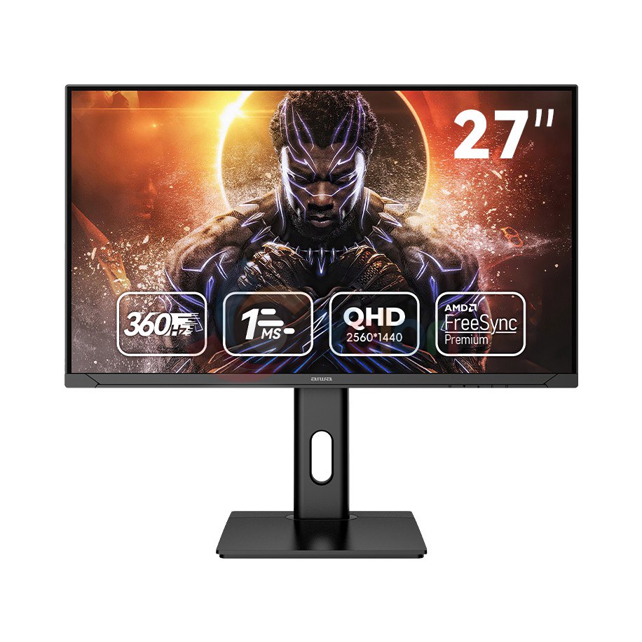Aiwa Monitor MF2734-K3 Lamp Effect - 27.0", QHD (2560x1440), IPS, 360Hz — gambar 1