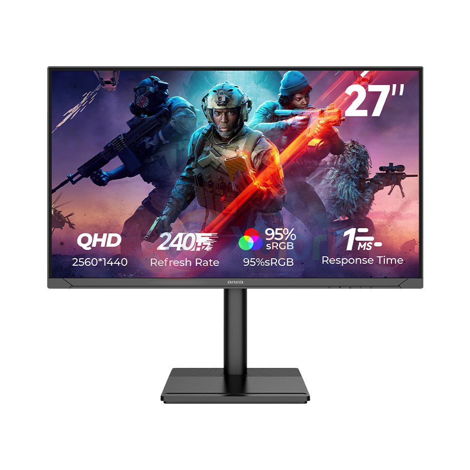 Aiwa Monitor MF2734-K4 Lamp Effect - 27.0", QHD (2560x1440), IPS, 240Hz — gambar 1