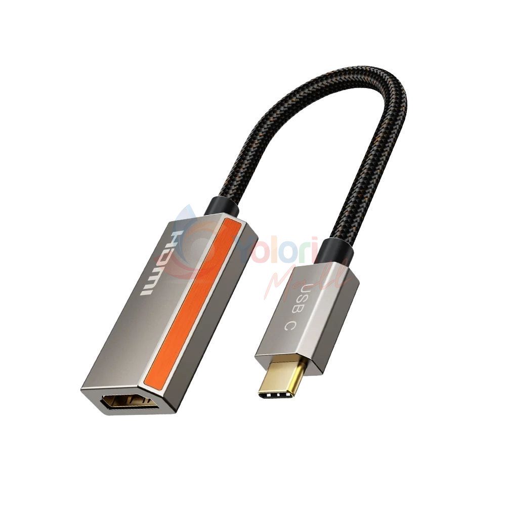 Cabletime Adapter USB-C to HDMI Female 2.1 8K — gambar 1