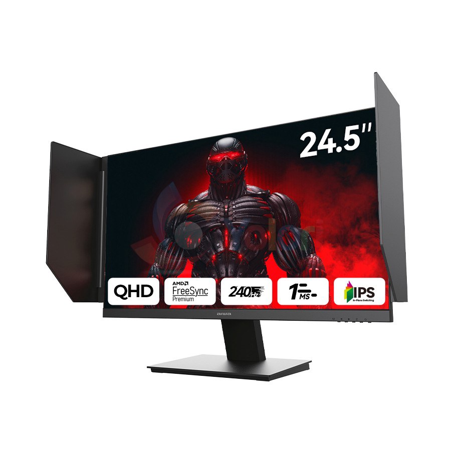 Aiwa Monitor MF2527-K - 24.5", QHD (2560x1440), IPS — gambar 1