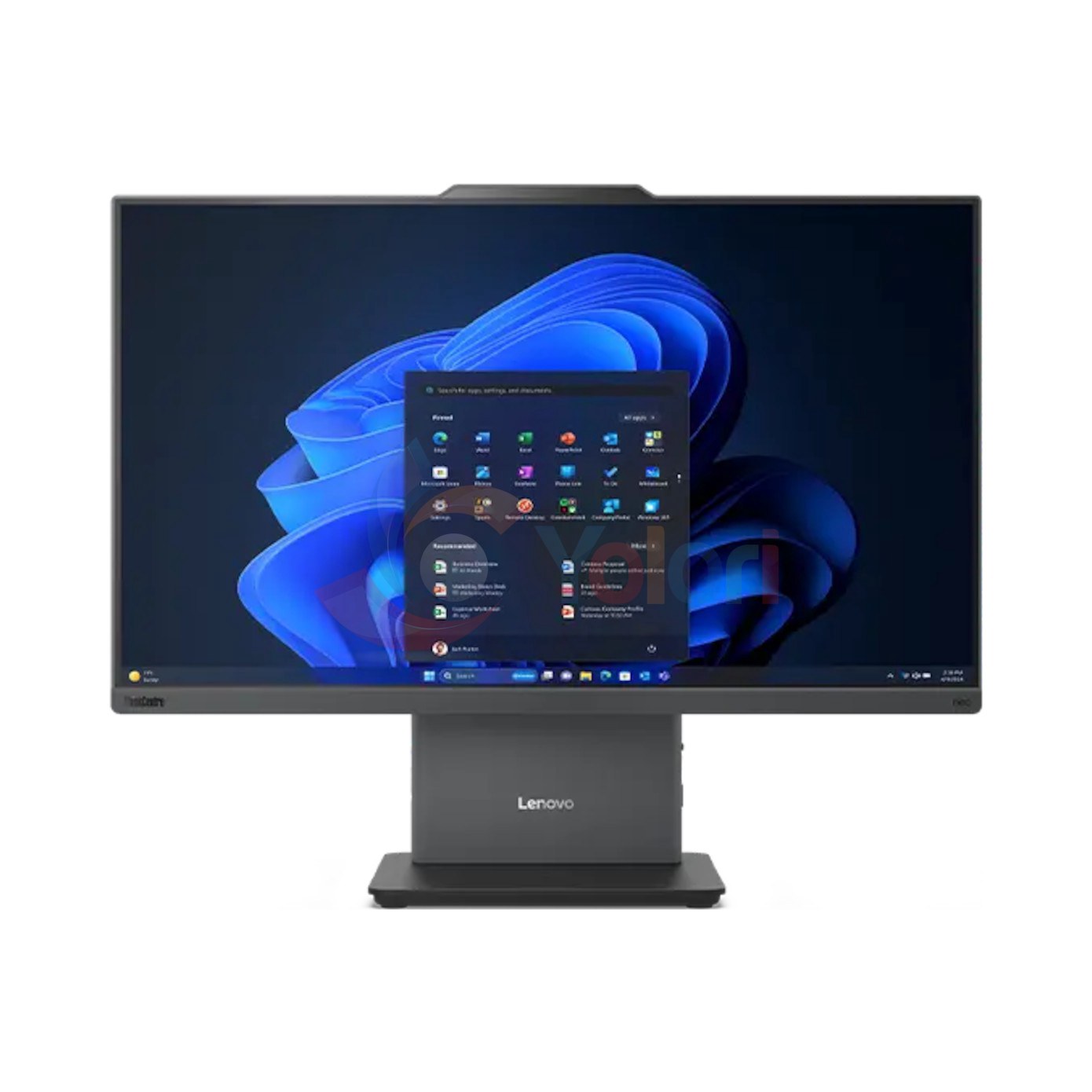Lenovo ThinkCentre neo 50a 24 Gen 6 13QH (23.8" FHD, Intel CU7-256V, 16GB, 512GB SSD, Intel Arc 140V GPU, Windows 11 Home) — gambar 1
