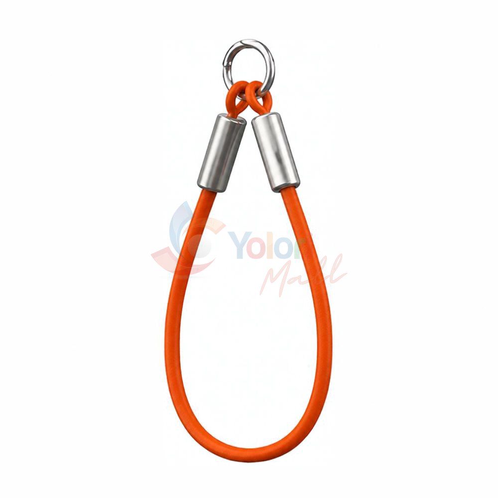 Cabletime Kabel USB-C Wrist Lanyard 60W - Orange — gambar 1