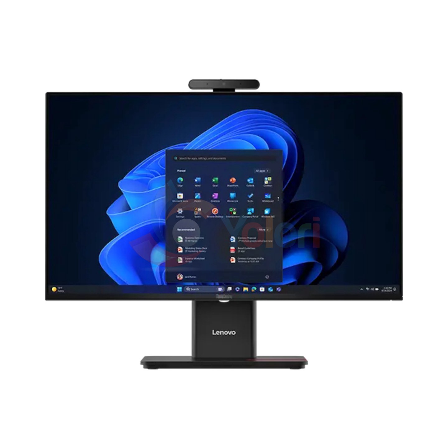 Lenovo ThinkCentre M70a Gen 6 13AY (23.8" FHD, Intel CU5-225T, 16GB, 512GB SSD, Intel Graphics, Windows 11 Pro) — gambar 1