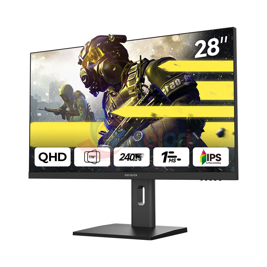 Aiwa Monitor MF2827-K - 28.0", QHD (2560x1440), IPS, 240Hz — gambar 1