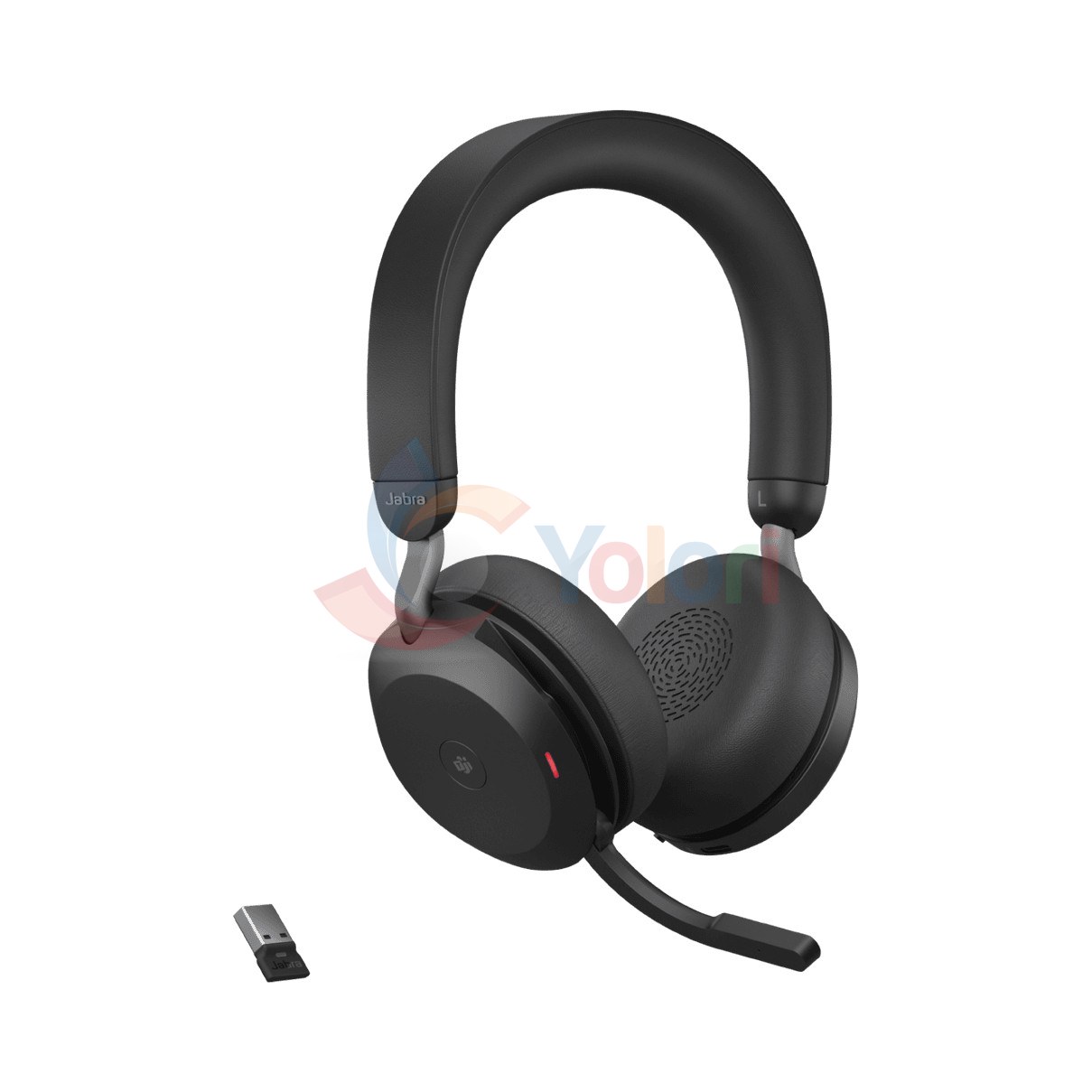 Jabra Evolve2 75 - USB-A, UC, Black — gambar 1