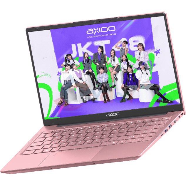 Axioo Notebook Hype 5 AMD X5-2 Lollipop Edition (14" FHD (1920x1080), AMD Ryzen 5 7430U, 8GB, 256GB SSD, Radeon Graphics, DOS) — gambar 1