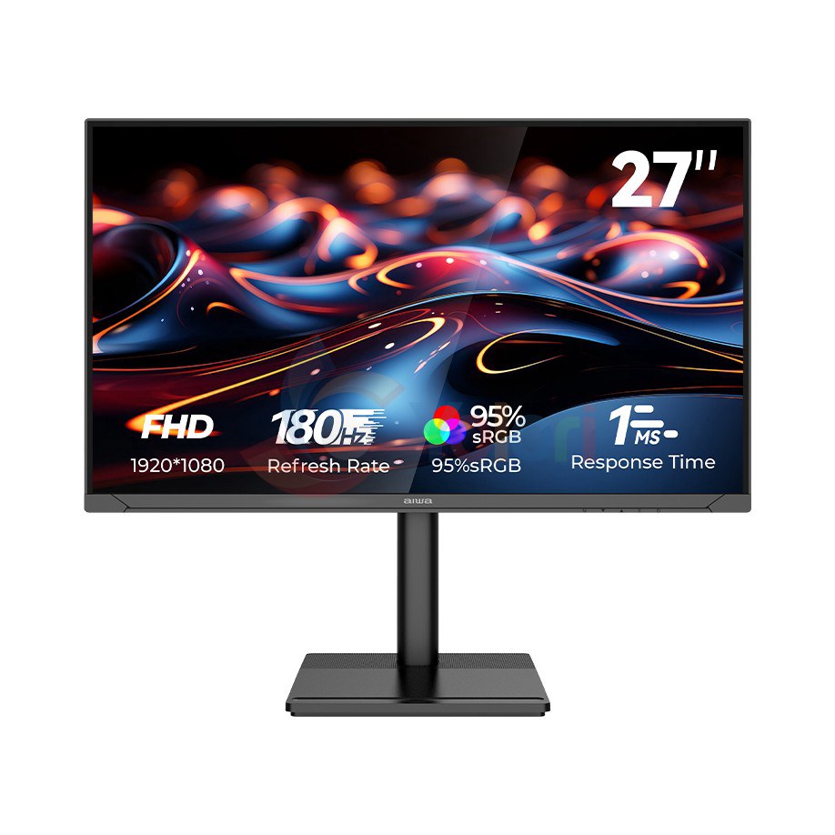 Aiwa Monitor MD2734-K - 27.0", FHD (1920x1080), IPS, 300 cd/m², 180Hz — gambar 1