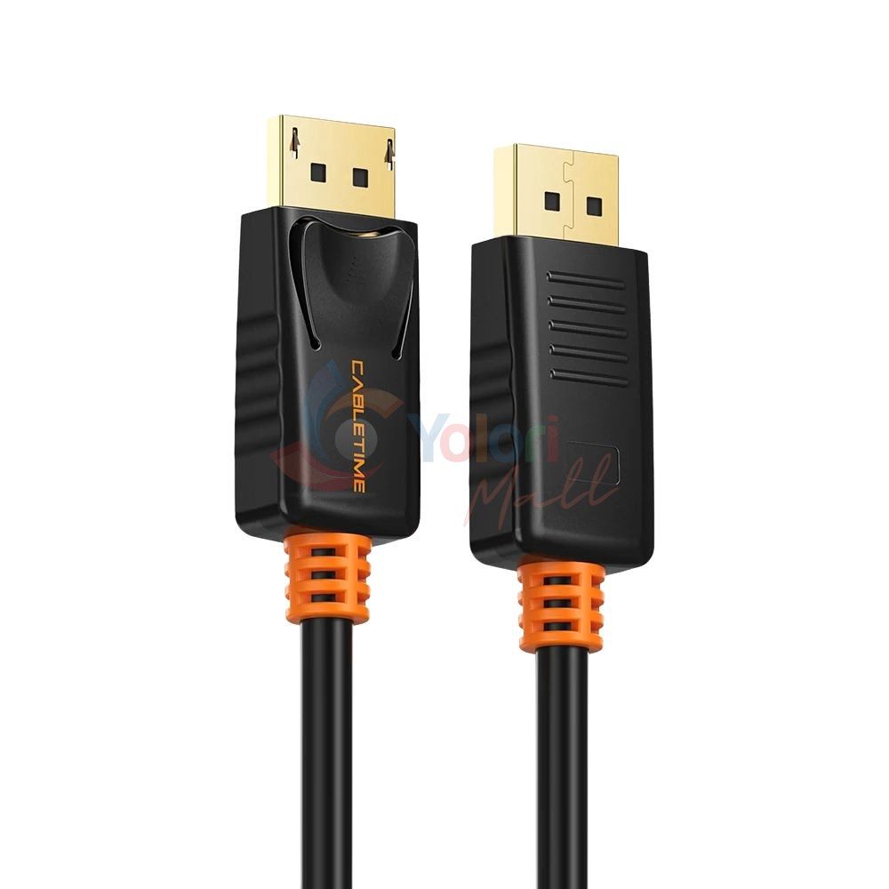 Cabletime Kabel DisplayPort 4K 1.2 Male to Male 3M — gambar 1