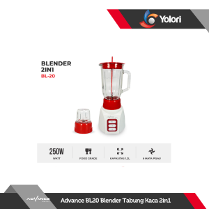 Advance BL20 Blender Tabung Kaca 2in1