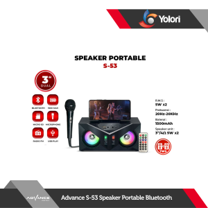 Advance S-53 Speaker Portable Bluetooth